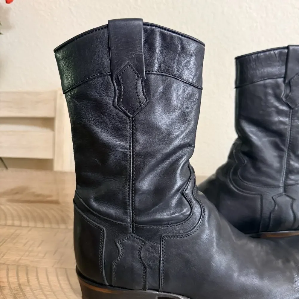Cuadra Mens Boots Volturno Negro Semi Cuadrada Mens SIZE 10 1/2